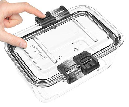 Prepara Latchlok 5.25 Cup Tritan Food Storage Container, Set of 2, Clear - size: 5.25 cup