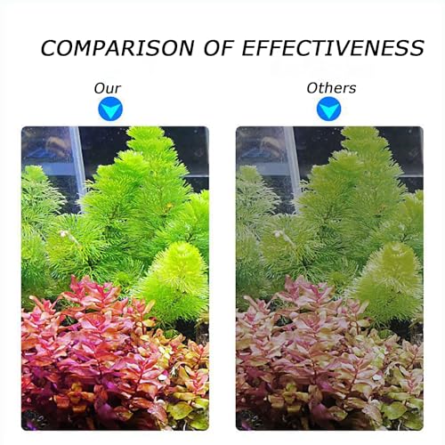 LED Aquarium Light Full Spectrum Clip Fish Tank Light Plants Light 360° Adjustable 2 Light Bar Super-Bright 8W Suitable for 20-40 Gal Fish Tank - size: 8W For 10-35 Gal Fish Tank