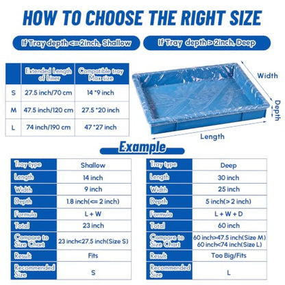 Tondiamo 150 Pcs Cage Liners for Small Animals Disposable Hamster Tray Clear Box Leak Proof Guinea Pig Cage Liner Bag Litter Toilet Film for Rabbit Bunny Hamster Hedgehog (Small) - size: Small