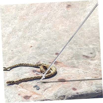 Stainless Steel Snake Tongs Folding Design Capture Clip for Handling of Snakes Gardens Agriculture Outdoors Reptile Grabber Tool