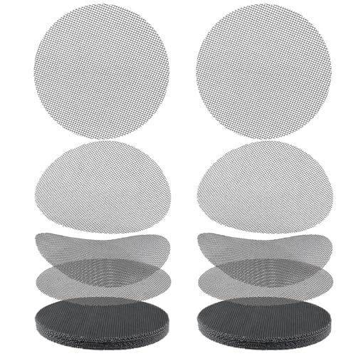 Bonsai Mesh Screen for Plant Pot Drainage 4 Inch, 50 Pcs Plastic Round Flower Pot Hole Mesh Cover Pad, Planter Bottom Drainage Inserts Grid Mat for Potted Succulent - color: 50 Pcs, size: Round - 4"