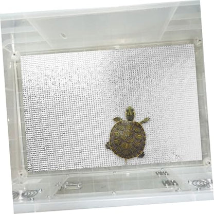 ORFOFE 2pcs Reptile Heating Pad Waterproof Reflective Heat Mat for Terrarium Use with 38w Power Suitable for Snake Gecko Frog Turtle Pet Winter Warmth