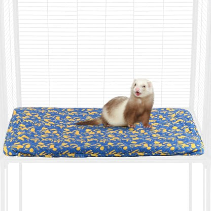 Fitted Liners for Ferret Nation, Critter Nation Cage - Washable Liner for Ferrets, Chinchillas, Rats, Guinea Pig, Hedgehogs & Other Small Animals - Waterproof Cage Accessory (Bottom Pan Liner) - size: Bottom Pan Liner