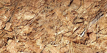 FibreDust 17 lbs Coconut Coir Mulch - 4KG Pack of 2-100% Natural Coconut Husk - Shredded and Cut Pieces - Great Ground Cover - Helps in Retention of Water - No Added Color