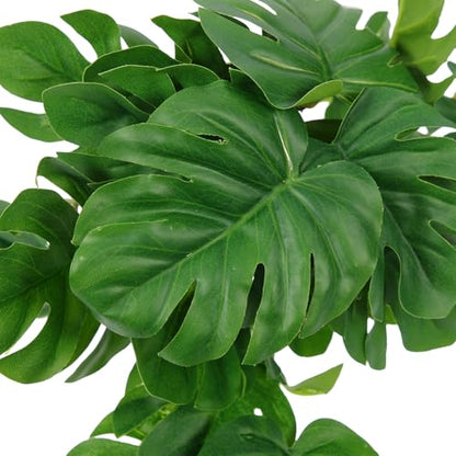 DOITOOL Artificial Reptile Plants Leaves 2pcs Set with Suction Cup Realistic Simulation Terrarium Decor for Reptile Tank Habitat 23 Watermelon Leaves for Snake Lizard Amphibian Enclosure