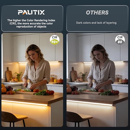 PAUTIX 5mm COB LED Strip Light 16.4ft/5m 3000K Warm White 504 LEDs/m,DC24V Flexible LED Tape for Cabinet Home DIY Lighting Projects(Power Supply&Controller Not Included) - size: 3000K/16.4ft(5mm width)