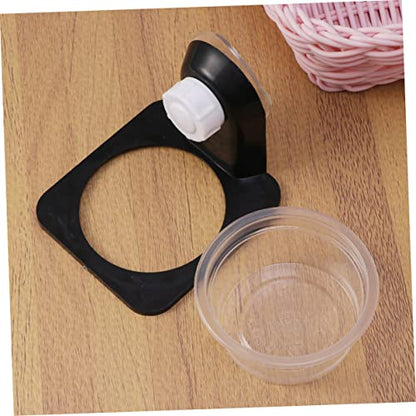 Hemoton 3pcs Tortoise Food Dish for Reptiles Reptile Water Bowl Suction Cups Feeder Bowl for Tanks