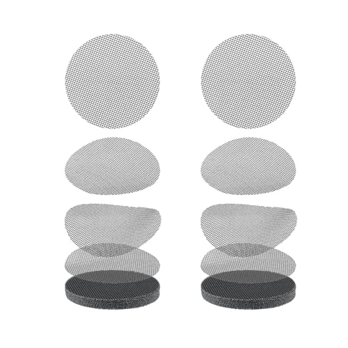 Bonsai Mesh for Plant Pot Drainage Screen 2 Inch, 50 Pcs Plastic Round Flower Pot Hole Mesh Screen Cover Pad for Nursery Planter Bottom Drainage Inserts Grid Mat for Potted Succulent - color: 50 Pcs, size: Round - 2"