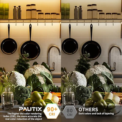 PAUTIX COB LED Strip Light IP65 Waterproof 32.8ft/10m 5040LEDs Warm White 3000K,High Lumen Flexible CRI90+ LED Tape Super Bright DC24V,for Cabinet Home DIY Lighting Projects(Power Supply Not Included) - size: 3000K/32.8ft-IP65 Waterproof