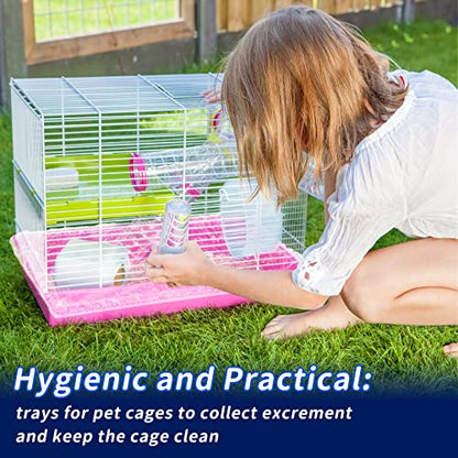 Tondiamo 150 Pcs Cage Liners for Small Animals Disposable Hamster Tray Clear Box Leak Proof Guinea Pig Cage Liner Bag Litter Toilet Film for Rabbit Bunny Hamster Hedgehog (Medium) - size: 1 Count (Pack of 150)