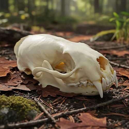 Taxidermy Real Animals Skull Decor - Model Animals Bones Specimen,Taxidermy Supplies for Science Education,Collection (Mink Skull) - style: Mink Skull