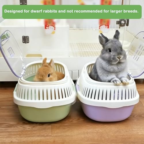 Hamster Carrier Guinea Pig Carrier 13 X 11 X 8 in Portable Hamster Travel Cage with Ventilation Holes Outdoor Small Pet Carrier for Rat Gerbil Rabbit Hedgehog Squirrel Mouse Bunny - color: Green