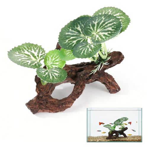 Betta Fish Tank Decor Artificial Driftwood for Aquarium Decorations Plants Driftwood Cave Small Fish Tank Decor Ornaments Accessories
