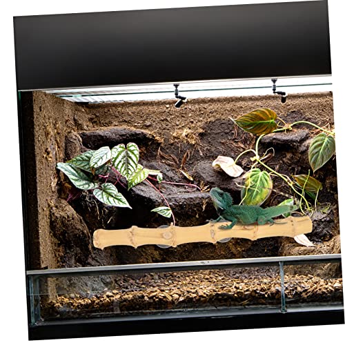 Abaodam Reptile Climbing Branch Toy for Terrarium Natural and Grapevine Wood Stand for Lizards Geckos and Pets Encourages Exercise and Coordination Fun Environment