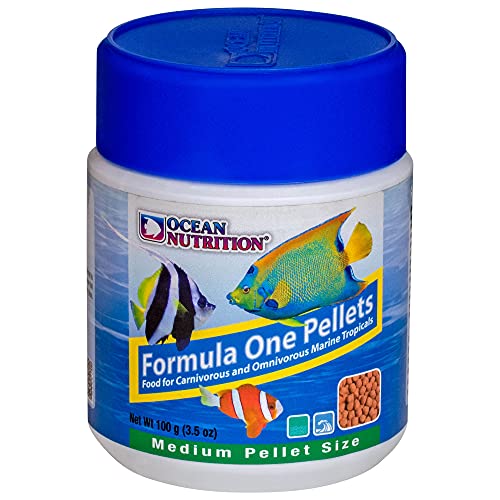 Ocean Nutrition Fish Food - Tropical Fish Food, Soft Moist Sinking Pellets, High Protein(41%) Guppy Fish Food, Fish Food Flakes Alternative, 3.5 oz (100 g), Medium Pellet - size: 3.5 Ounce (Pack of 1), style: Medium Pellet