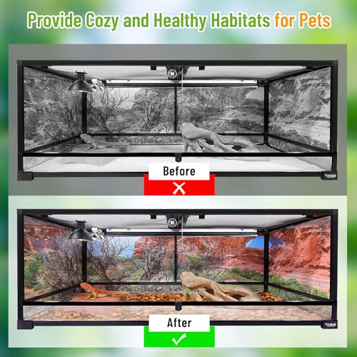 Riare 2 Pack Natural Coconut Chip Substrate for Reptiles- Compressed Coconut Husk Reptiles Bedding, Coco Husk Chip Terrarium Substrate for Snakes, Tortoises, Ball Python, Frogs, Bearded Dragon, Lizard - color: 2 Pack