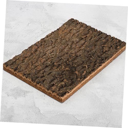 Toddmomy Cork Bark Background for Reptile Tanks and Aquariums Natural Terrarium Decor Safe for Aquatic Animals Compact for Climbing Pets