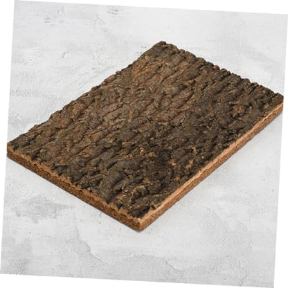 Toddmomy Cork Bark Background for Reptile Tanks and Aquariums Natural Terrarium Decor Safe for Aquatic Animals Compact for Climbing Pets