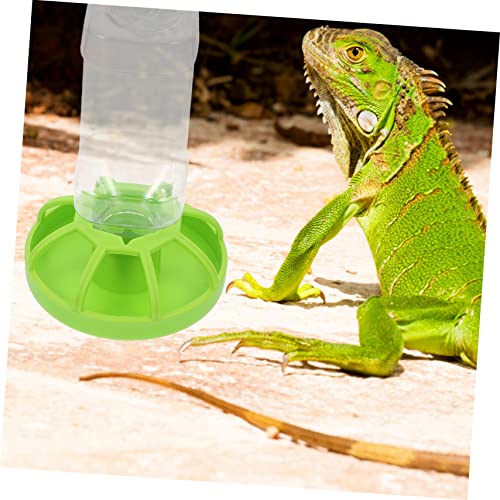 2sets Reptile Water Feeders Tortoise Food Bowl Bearded Dragon Iguana Lizard Accessories