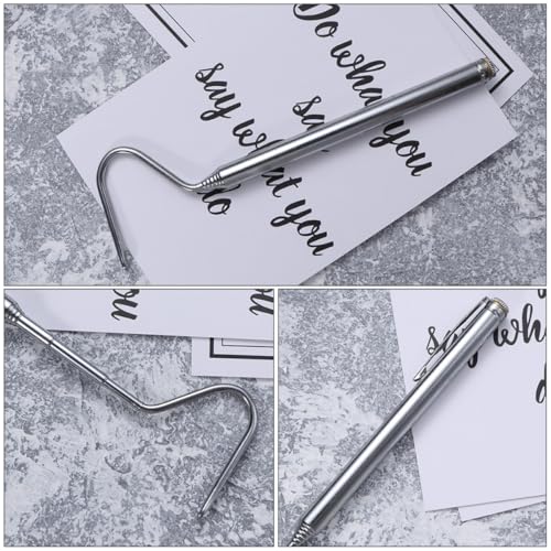 PRETYZOOM 2pcs Stainless Steel Telescoping Snake Hooks 71cm Extendable Reptile Catching Tools for Handling Snakes and Reptiles
