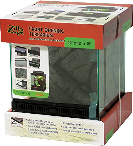Zilla Front Opening Terrarium - 12" x 12" x 15"