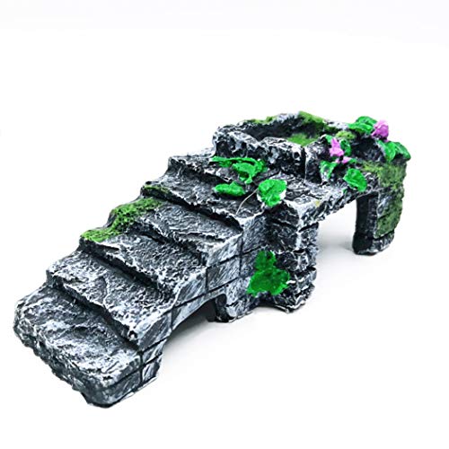 Reptile Breeding Box Shelter Habitat Decor Terrarium Hideout Turtle Basking Ramp Water Bowl Feeding Humidify Hide Caves - size: M