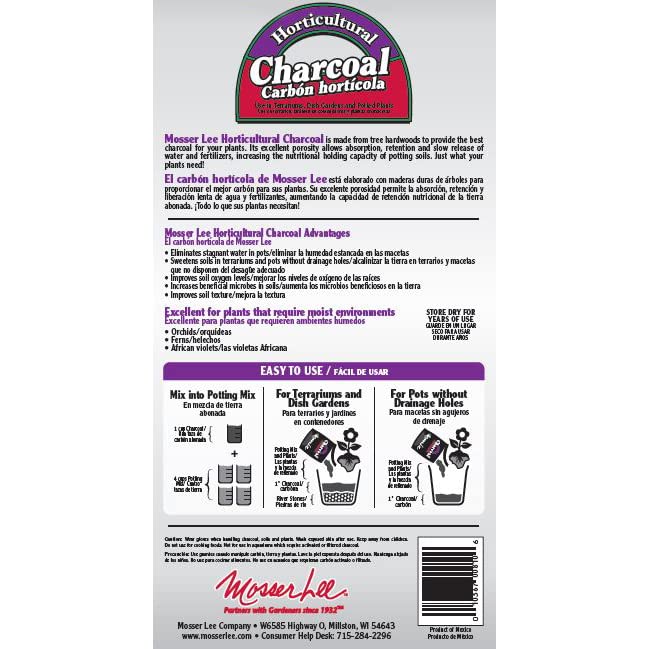 Mosser Lee ML0810 Horticultural Charcoal, 2.25 dry qt.
