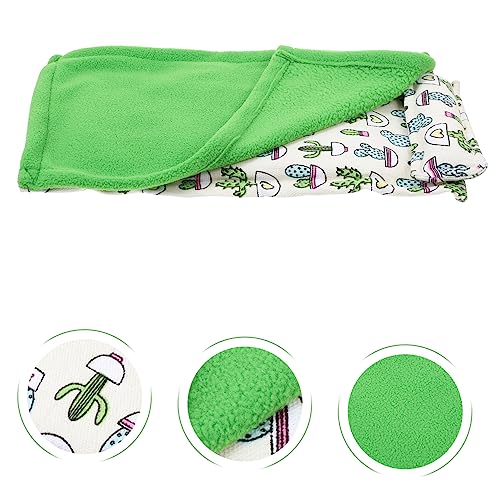 Portable Reptile Sleep Bag Thermal Blanket Pillow Bearded Dragon Mat Reptile Liner Easy Wash m
