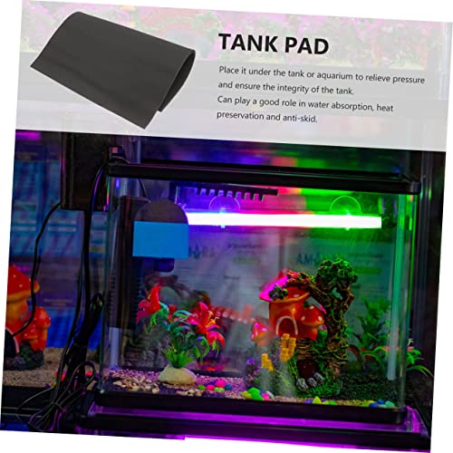 Aquarium Mat Reptile Terrarium Liner Heavy Duty Non-Slip Heat Retaining Fish Tank Pad - size: 80X40CM