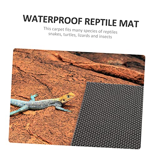 Abaodam 1Set Moisture Retaining Reptile Mat of Lizard Carpet Substrate for Terrarium for Snakes Turtles Lizards
