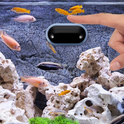 ARTIBETTER Digital Mini Aquarium Thermometer LED Electronic Temperature Gauge for Fish Tank with Suction Cup, High Precision Water Temp Measure Tool for Reptiles and Terrarium Monitoring