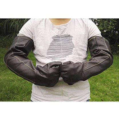 EUNOGO 23.7 inch Animal Handling Gloves Bite Proof,Multipurpose Pet Glove for Grabbing Reptile, Cat Dog Bird Falcon Livestock Snake