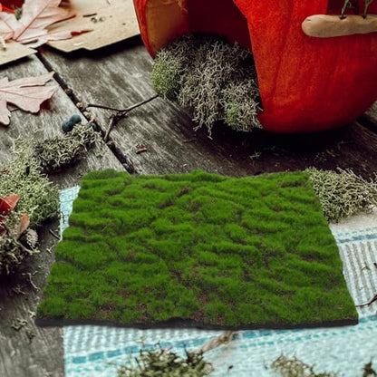 Angoily Artificial Moss Mat 30cm Faux Grass Turf for Terrarium Supplies Reptile Habitat Decorative Moss Mat for Crafts and Planters Home Décor