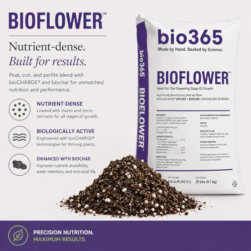 BIOFLOWER - 1.5cu ft - Bag - Blend of Fine Coir, Coarse Peat, & Super Coarse Perlite - color: BIOFLOWER, size: 1.5 Cubic Feet