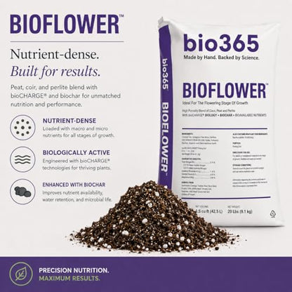 BIOFLOWER - 1.5cu ft - Bag - Blend of Fine Coir, Coarse Peat, & Super Coarse Perlite - color: BIOFLOWER, size: 1.5 Cubic Feet