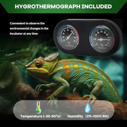 Garvee 67 Gallon Reptile Tall Glass Terrarium, 36" x 18" x 24" Reptile Tank Double Hinge Door with Top Screen Ventilation, Easy Assembly (67 Gallon-H)