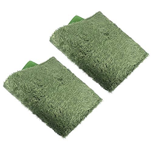 TEHAUX 2pcs Reptile Carpet Sphagnum Moss Lizard Tank Accessories Crested Gecko Supplies Reptile Supplies Terrarium Liner Bedding