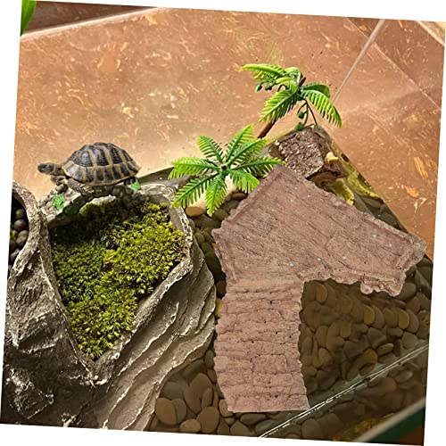 Mipcase Turtle Tank Basking Platform Fish Tank Decoration Reptile Basking Stand
