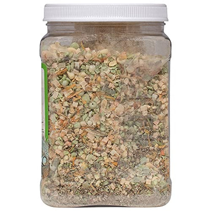 Healthy Herp Veggie Mix Instant Meal for Reptiles - Nutritious Bearded Dragon Accessories, Bearded Dragon Food - Made in USA - Quick Prep, Ideal for Box Turtles, Lizards, Tortoises - 7.5 oz (212g) - size: 7.5 Ounce (Pack of 1), style: Jar