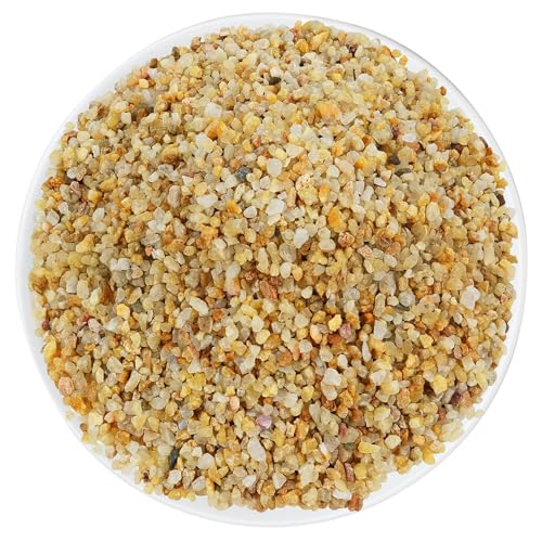 2LBS Horticultural Succulent Rocks Bonsai Mix Succulent Potting Mix Lava Rocks Cactus Soil Potting Mix Amendment - color: Golden Crystals