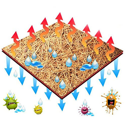 Mipcase Breathable Reptile of Natural Coconut Fiber Pet Pads Animal Bedding Reptile Products - size: Size 1