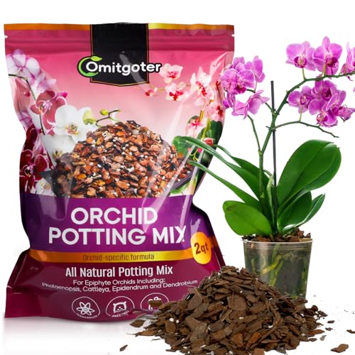 Organic Orchid Potting Mix 2qt, Mixture of Orchid Bark and Perlite, Specifically Formulated for Orchids - color: Orchid Soil, size: 2qt