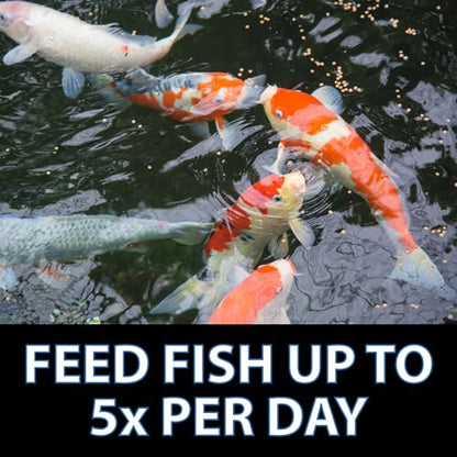 CrystalClear Platinum Fish Food Floating 3mm Pellets, 4.4 lbs | For Koi & Goldfish, premium nutrition to boost growth, color, and wellness in backyard ponds & water gardens - size: 4.4 Pound (Pack of 1)