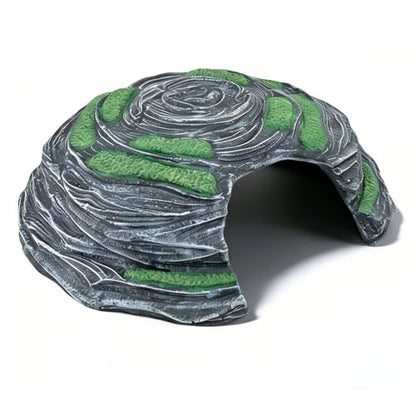 Extra Large Reptile Hide Resin Snake Hideout for Ball Pythons Reptile Hides and Caves Simulation Rock Terrarium Hideout for Habitat Lizard Leopard Gecko Bearded Dragon