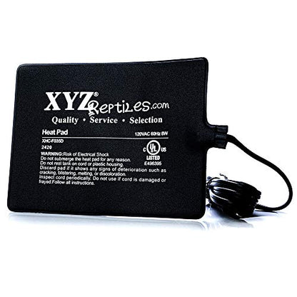 XYZReptiles New Reptile Heating Pad Terrarium Heat Mat Under Tank Heater (Small) - size: Small