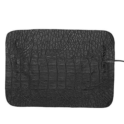 Zopsc Reptile Heating Pad, AntiScratch Heat Mat with Thermostat, Under Tank Heater for Reptiles Tortoise Lizard, 5W Small Tank Heating Pad (Small Size) - size: Small Size