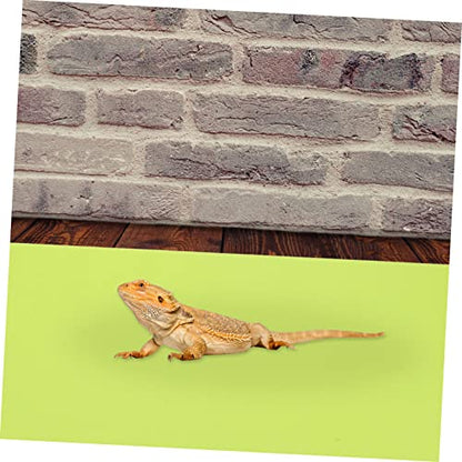 Happyyami Reptile Carpet for Bearded Dragon Tank Substrate for Reptile Tank Comfortable Clean Habitat