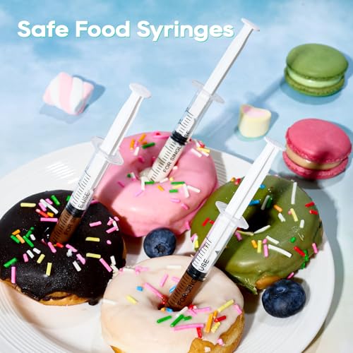 JOLLY PARTY 100 Pack 3ml Syringes with Caps, Mini 3cc Syringe Needleless, Small Oral Syringe with Tip Cap Individually Wrapped for Scientific Labs, Liquid Measuring, Pet Feeding, Oil & Glue Dispenser - style: 3ml