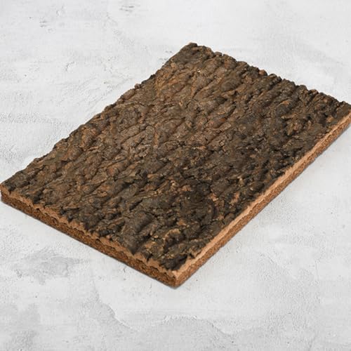 HANABASS Reptile Cork Terrarium Background Natural Bark Decor for Gecko Turtle and Reptile Tanks Climbing Mat Habitat Safe Lightweight and Easy to Move