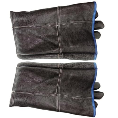 EUNOGO 60cm/ 23.6in Bite Proof Glove for Gardening, Animal Handling Gloves Bite Proof Reinforced Leather for Grooming,Trips to Vet, Animal Handling,Puncture & Scratch Resistant